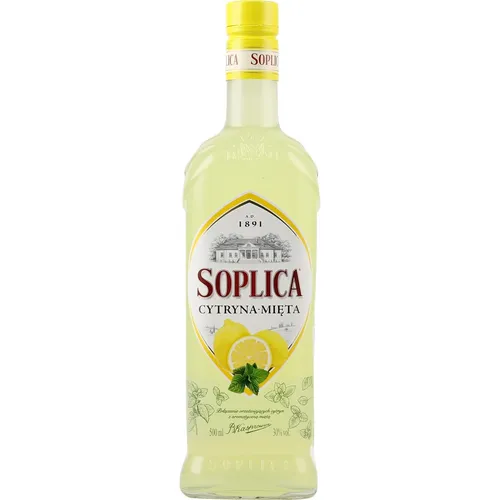 Soplica Cytryna-Mieta Zitronen-Minze Likör 0,5 Liter 30 % Vol.