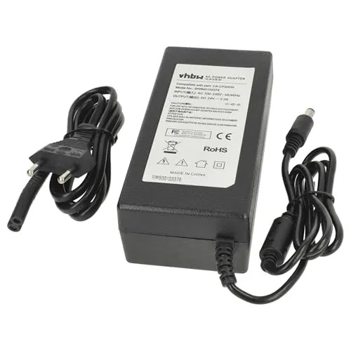 vhbw Netzteil kompatibel mit Canon Selphy CP1200, CP1300, CP100, CP200, CP1000, CP-1000, CP220, CP300, CP330, CP400 und weitere Drucker - 140 cm