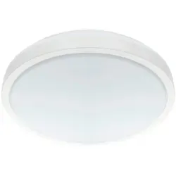 Eglo Deckenleuchte Competa 1 - Warmweiß Ø 32,5 cm - Lampen mit fest verbautem LED-Leuchtmittel, bietet warmweißes Licht und eine beeindruckende Lebensdauer von 25.000 Stunden - ideal für gemütliche Wohnräume.