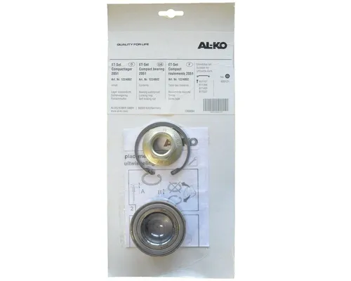 AL-KO Radlager 1224802 mit Radmutter und Sicherung - Hochwertiges Radlager 64/34x37 mm, ideal für den professionellen Einsatz. Inklusive Radmutter und Sicherung für eine einfache Installation.
