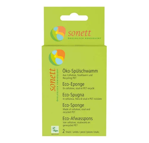 Sonett Reinigungsschwamm Öko Spülschwamm 2 Stück von Sonett