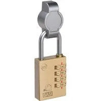 Basi Drehrriegelschloss HS 361 mit Zahlencode und Messing-Vorhangschloss - Optimale Sicherheit für Spinde und Schränke: Das Drehrriegelschloss HS 361 ist ideal für Schulen und Unternehmen. Mit Zahlencode und hochwertigem Messing-Vorhangschloss ausgestattet, ermöglicht es eine einfache Montage und modernen Schutz.