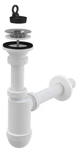 Alcadrain Flaschengeruchverschluss für die Waschbecken DN32 mit einem Edelstahlgitter DN63