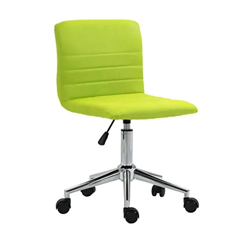 SVITA Linus Kinder Drehstuhl Grün - Höhenverstellbarer Drehstuhl für Kinder, ideal zum Lernen mit bequemem Stoffbezug und platzsparendem Design - perfekt für jeden Schreibtisch!