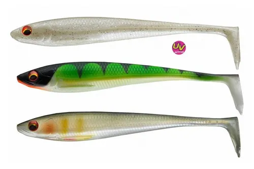 Daiwa Prorex PX Duckfin UV & Nature Set 12,5cm 5 Stück Gummifische Bundle