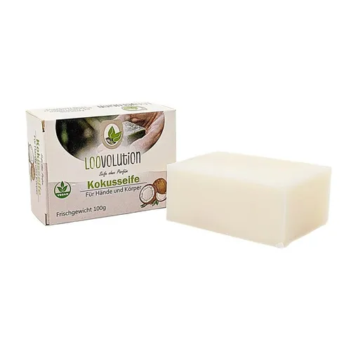 Loovolution Handseife Loovolution® Hanföl-Seife, Hergestellt mit natürlichen Inhaltsstoffen - Ideal für Hände & Körper