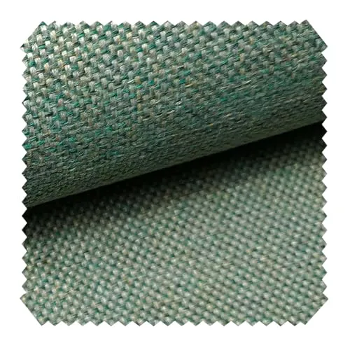 novely® LARISO - Gewebter Polsterstoff - Melierter Möbelstoff - Flachgewebe - Meterware 1lfm | Farbe: 35 Hellgrün