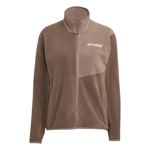 adidas Women's Terrex Multi Fleecejacke, Earth Strata, XL in braun von adidas