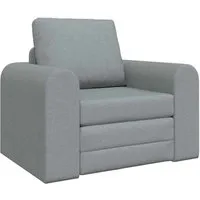 vidaXL Boden Schlafsofa 2-in-1 Hellgrau von vidaXL