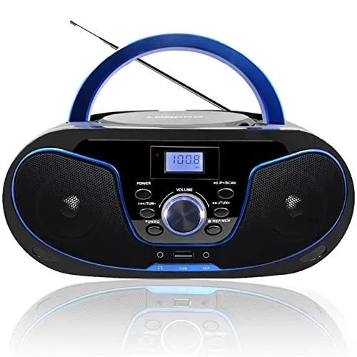 Tragbar CD Player Boombox Bluetooth