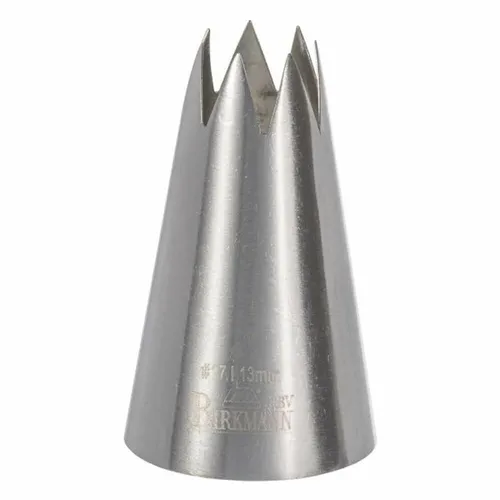 Birkmann Sterntülle #17 Spritztülle Garniertülle Backzubehör Edelstahl Ø 1.3 cm