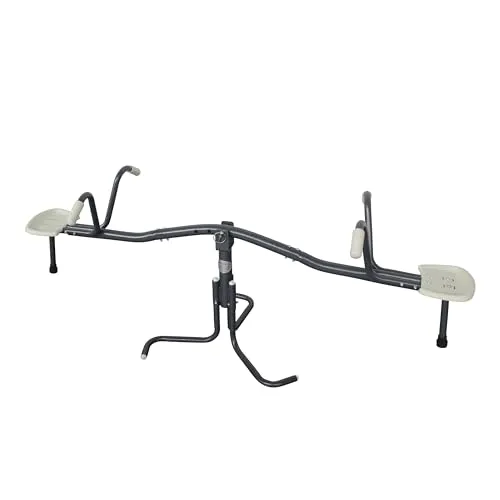 AXI Drehbare Wippe Anthrazit/Crem - Rutschen & Schaukeln - Spaß für Kinder mit 360 Grad Drehfunktion, stabiler Metallrahmen und sicherem Verankerungssystem für sorgloses Spielen im Garten.