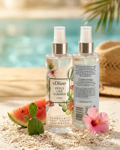 s.Oliver feels like Summer women Fragrance Body Splash Natural Spray 250 ml