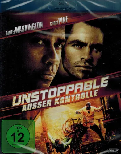 Unstoppable - Außer Kontrolle [Blu-ray] - Spannender Actionfilm, freigegeben ab 12 Jahren, ideal für Filmabende mit Freunden oder der Familie.