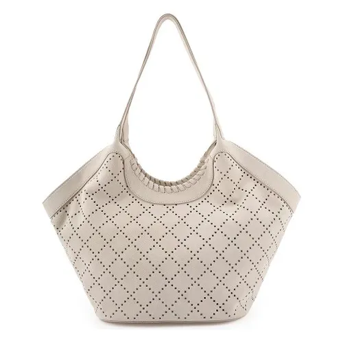 FREDsBRUDER Hey Lovely Shopper (creamy cream) - Die FREDsBRUDER Hey Lovely Schultertasche in creamy cream vereint stilvolles Design und Funktionalität. Aus hochwertigem Rindsleder gefertigt, bietet sie ein geräumiges Hauptfach und angenehme Henkel für komfortables Tragen im Alltag.