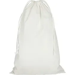 Zuziehbeutel in weiß von TEXXILLA