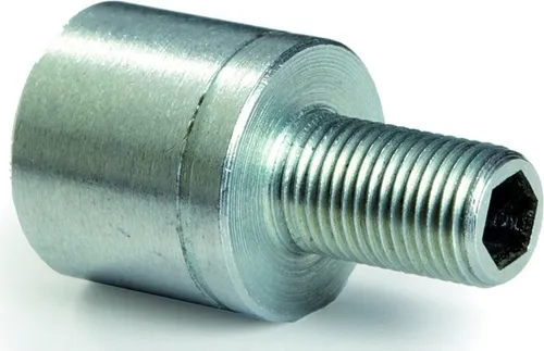 Burley Kupplungs-Adapter M10x1 - Fahrradanhänger Kupplungs-Adapter für einfache Montage an Burley Standardkupplungen, aus robustem Stahl für hohe Langlebigkeit.