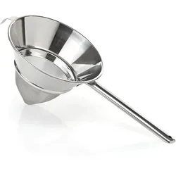 WAS Germany - Spitzsieb, Ø 24 cm aus Chromnickelstahl - Zubehör für Töpfe & Pfannen, rostfrei und hitzebeständig für müheloses Abseihen und Sieben.