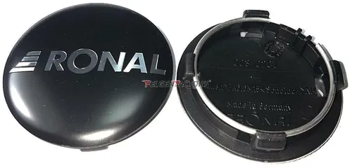 1x Original Ronal 64mm Nabendeckel Nabenkappe Schwarz Matt Center Cap Deckel Fel