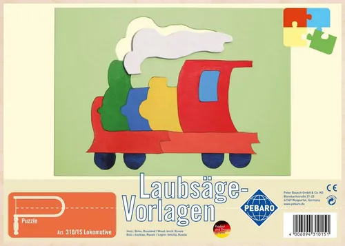 Pebaro Kreativset Laubsägevorlage
