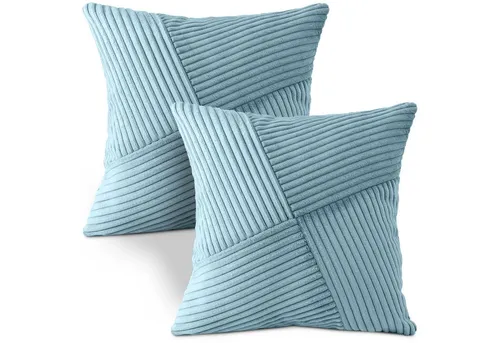 Amilian Kissenbezüge - 2er Set Kissenhüllen - Kissenbezug - Zierkissenbezüge, (2 Stück), 40x40 cm, Kissenhülle für Sofakissen, Dekokissen, Zierkissen, Kissen