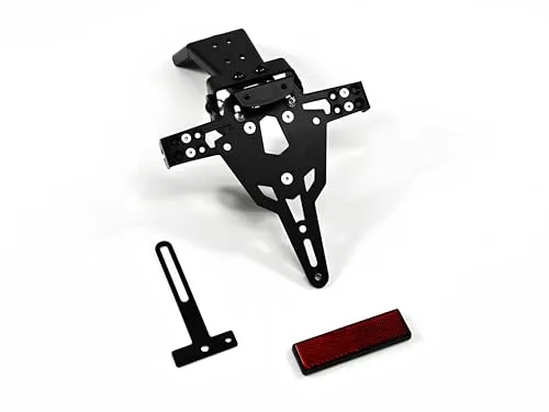 ZIEGER Kennzeichenhalter Pro für KTM 1190 RC8 / R BJ 2008-15 - Motorradzubehör, robuster Kennzeichenhalter in elegantem Schwarz, inklusive Montagematerial für einfache Anbringung.