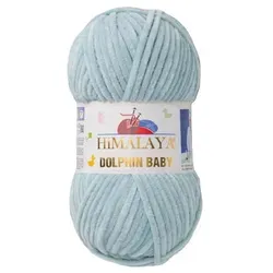 Himalaya Strickfein Himalaya Dolphin Baby Bulky Chenille Garn 80347-pastellmint Häkelwolle, (1-St)