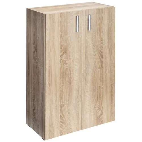 Mehrzweckschrank Vela Eiche 116x30x60cm - Büromöbel mit hohem Stauraum, höhenverstellbaren Einlegeböden und modernem Design - ideal für jedes Wohnambiente. Made in Europa für höchste Qualität!