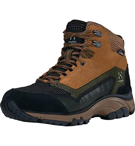 Haglöfs Skuta Mid Proof Eco Frauen Wanderschuhe - Wasserdichte und atmungsaktive Wanderschuhe mit umweltfreundlicher PROOF ECO Membrane, GEL-Polsterung und ausgeprägtem Profil für optimalen Komfort und Stabilität.