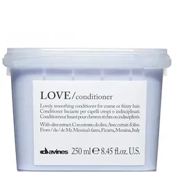 Davines Essential Haircare Love Smooth Conditioner 250 ml - Conditioner für krauses Haar, glättet und verleiht Glanz, beseitigt Verfilzen und pflegt intensiv mit Vitamin E.