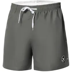 Ladeheid Badeshorts Herren Badehose Boardshorts Beachshorts Schwimmhose LA40-198 grau M