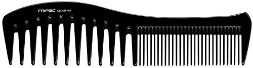 Fripac Ebonit Nr. 401 Kamm gewellt, 19 cm