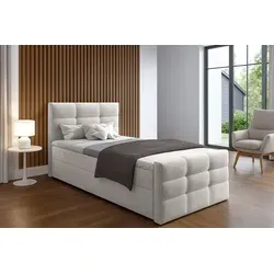 AX LIVING Argentaro Boxspringbett 100x200 cm mit Bettkasten von AX Living