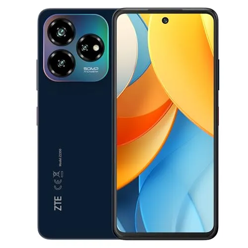 ZTE Smartphone Blade V60 VITA 2024 - 6,6 Zoll HD+ Display, 256 GB, 4G LTE, Dual-SIM, 50 MP Kamera, leistungsstark mit 22,5 W Schnellladefunktion