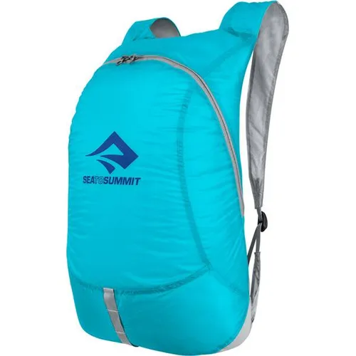 Ultra-Sil Daypack - Rucksack blue atoll - Leichter Rucksack mit nur 83 g, aus robustem silikonisiertem Ultra-Sil Gewebe, ideal für Tagesausflüge und kompakt verstaubar auf Ø 5,5 x 8 cm.