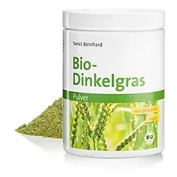 Bio-Dinkelgras-Pulver 300 g von Kräuterhaus Sanct Bernhard