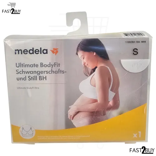Medela Ultimate BodyFit BH – Nahtloser Umstands- und Still-BH für optimale Unterstützung - Sonstige: Der Medela Ultimate BodyFit BH bietet nahtlose Unterstützung und passt sich während der Schwangerschaft und Stillzeit perfekt an, mit herunterklappbaren Cups für sofortigen Hautkontakt.