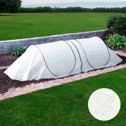 Folientunnel aus Wintervlies, modularer Winterschutz für Pflanzen