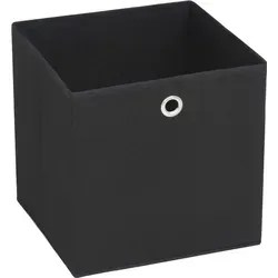 vidaXL 4X Aufbewahrungsbox Vliesstoff 32x32x32cm Schwarz