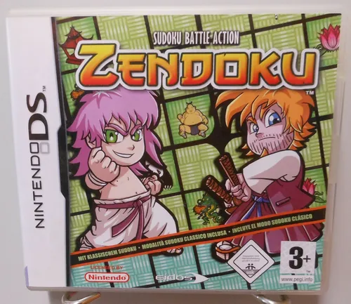Nintendo DS Zendoku - Sudoku Battle Action - Action & Abenteuer Spiel mit fesselnden Minispielen und Sudoku-Herausforderungen, ideal für die ganze Familie und für Kinder ab 0 Jahren.