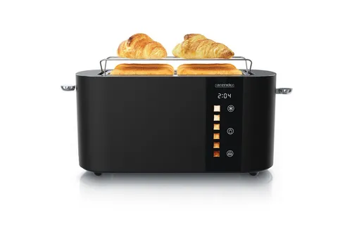 Arendo Toaster Edelstahl mit Touch Display in schwarz von Arendo