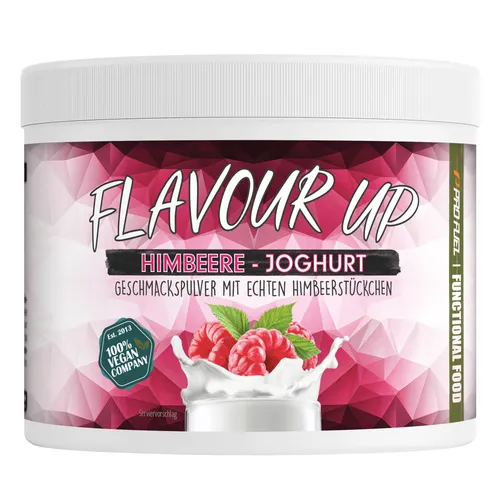 Geschmackspulver HIMBEERE JOGHURT 250g von ProFuel