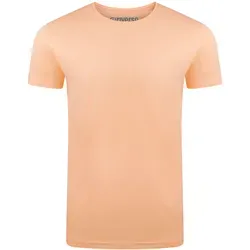riverso Herren Basic T-Shirt RIVAaron Rundhals Regular Fit Regular Fit Light Orange 3XL