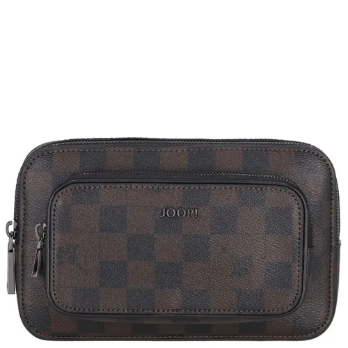 Joop Cortina Piazza Emir Hipbag SHZ 21 cm - Seal Brown - Gürteltaschen mit markantem Allover-Design und edlen Lederapplikationen, verstellbarer Schultergurt für optimalen Tragekomfort und praktischen Fächern für eine stilvolle Organisation.
