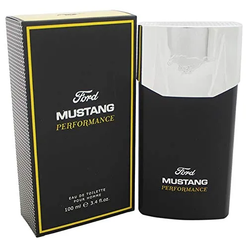 Ford Mustang Performance Eau de Toilette 100 ml - Eau de Cologne mit süß-würzigem Duft, vereint Lavendel, Vanille und Moschus für einen unverwechselbaren, maskulinen Charakter.