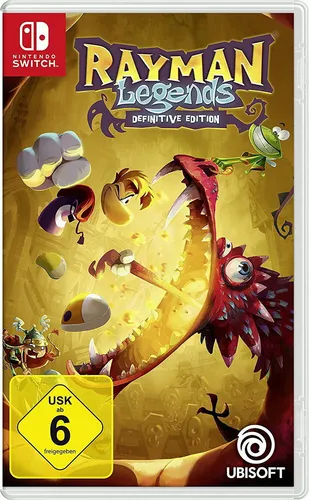 Rayman Legends Definitive Edition - Nintendo Switch - Kritikergepriesenes Plattformspiel mit lokalem Mehrspielermodus für bis zu 4 Spieler, voller innovativer Steuerungsmöglichkeiten und musikalischer Herausforderungen.