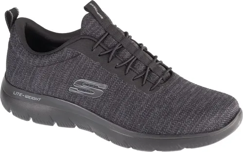 Skechers Summits - Sorenz 232697-BBK, Herren Sneaker in Schwarz - Vielseitige Herren Sneaker mit rutschhemmender Laufsohle und atmungsaktivem Obermaterial. Der Skechers Air-Cooled Memory Foam sorgt für optimalen Tragekomfort.
