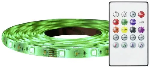Nordlux LED Stripe - 3m RGB LED-Streifen-Basisset, energieeffizient und perfekt für stimmungsvolle Beleuchtung
