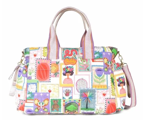 Oilily Bobo Wickeltasche Sand Dollar - Die Oilily Wickeltasche ist der ideale Begleiter für Eltern! Mit viel Platz für alle wichtigen Utensilien und einer praktischen Wickelauflage sind Sie bestens für unterwegs ausgestattet. Maße: 45 x 28 x 15 cm.