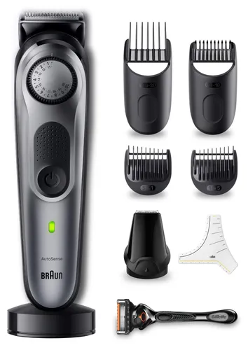 BRAUN BT7420 Barttrimmer mit Barber Tools